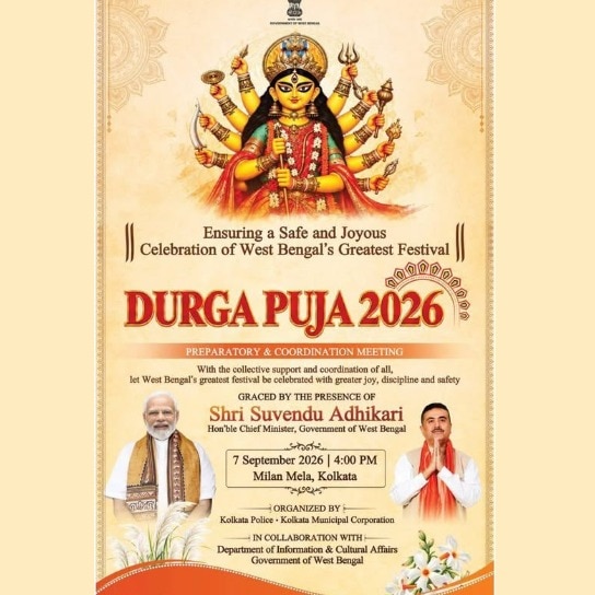 11 arms, one big row: Bengal govt ad sparks Durga Puja controversy 