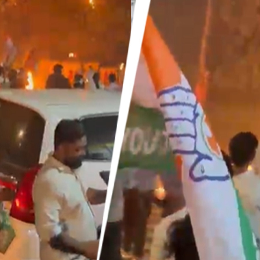 Stones, flaming torches fly as Youth Congress clashes with SFI in Keralam
