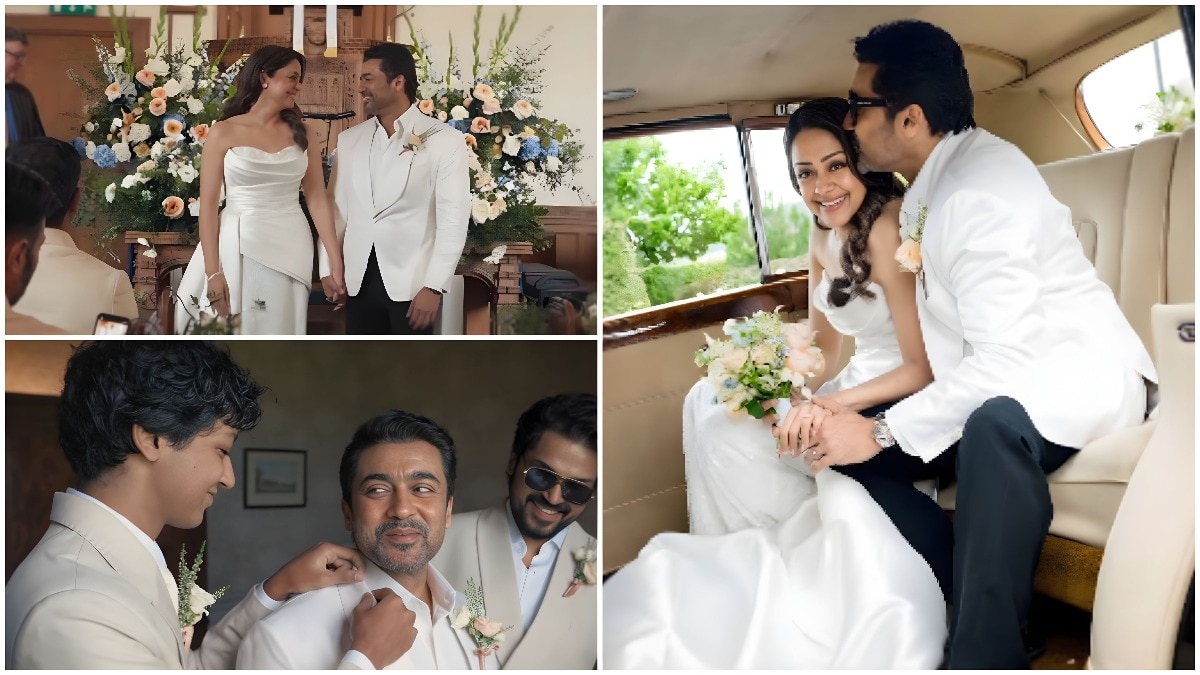 Celebrating imperfections: Suriya, Jyotika renew wedding vows in Christian ceremony