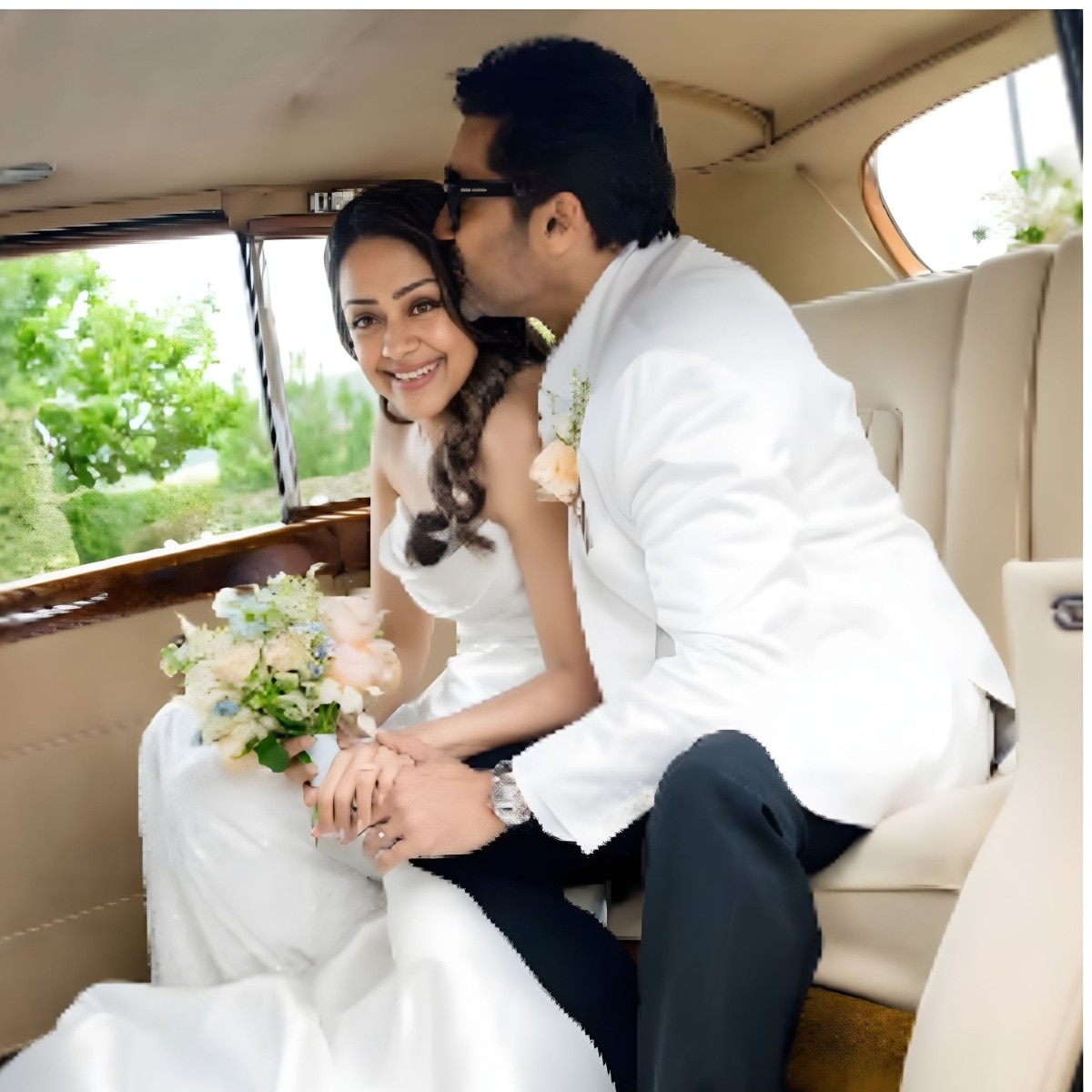 Celebrating imperfections: Suriya, Jyotika renew wedding vows in Christian ceremony