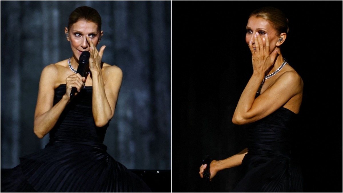 Celine Dion breaks down during emotional stage return after six years (Photo: Reuters) Celine Dion