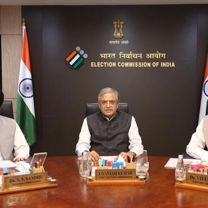 Chief Election Commissioner (CEC) Gyanesh Kumar and Election Commissioners Sukhbir Singh Sandhu and Vivek Joshi met on September 26.