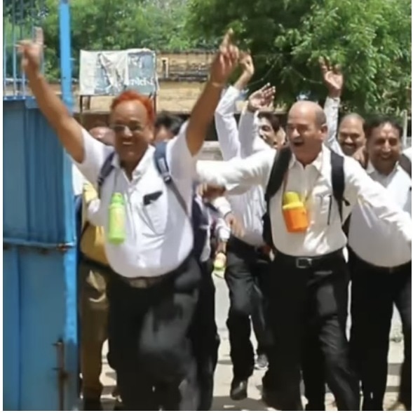 Childhood friends dress up as students, reunite after 50 years to relive old days