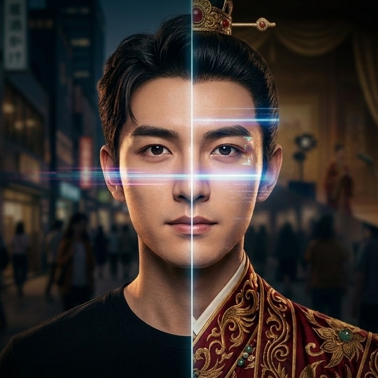 China’s AI boom is turning faces into a new source of side income (AI-generated image)