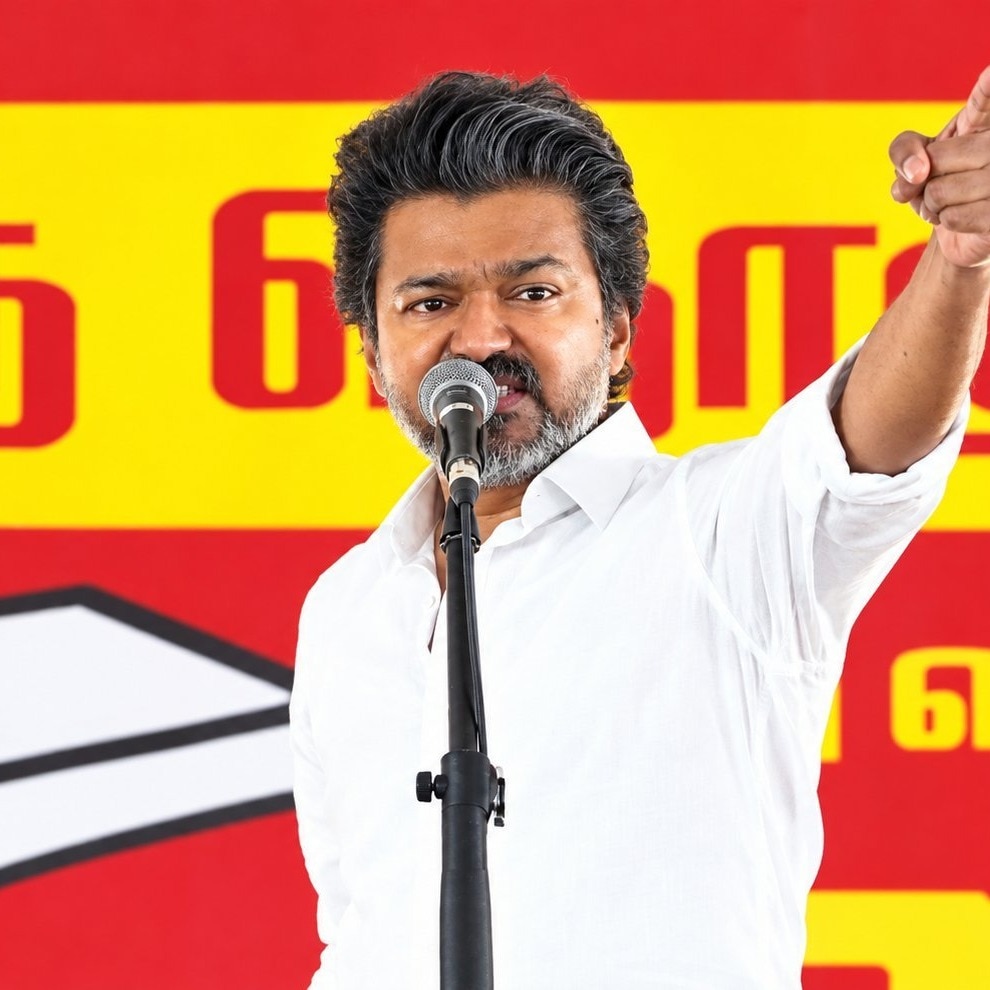 Open your mouth sir: Vijay targets Stalin over Veeramani case, calls DMK evil force