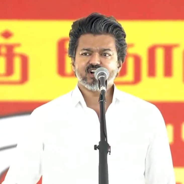 Open your mouth sir: Vijay targets Stalin over Veeramani case, calls DMK evil force