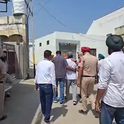 Congress MLA Dalbir Singh Goldy detained Congress MLA Dalbir Singh Goldy detained
