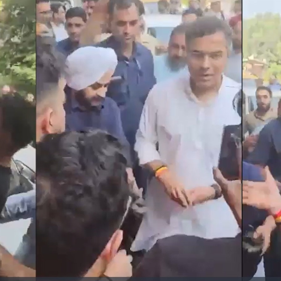 Video: Delhi minister Parvesh Verma slaps man filming him during road inspection