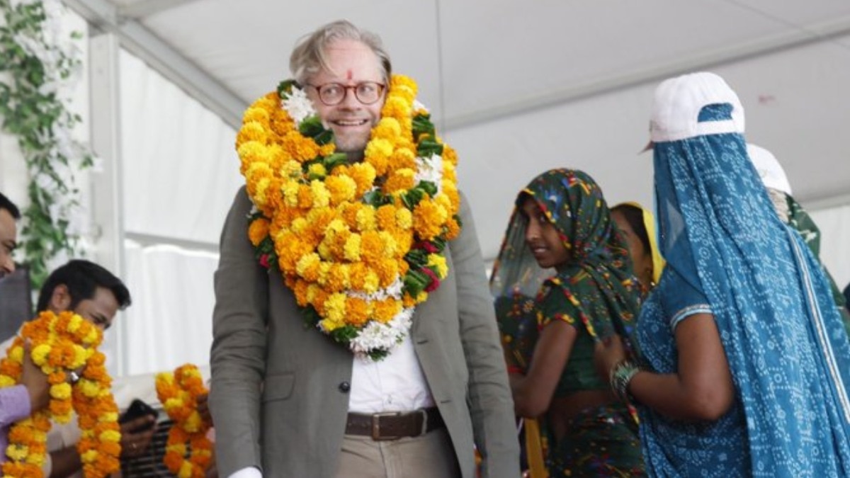 Denmark envoy's garland look has a 'well-decorated diplomat' explanation