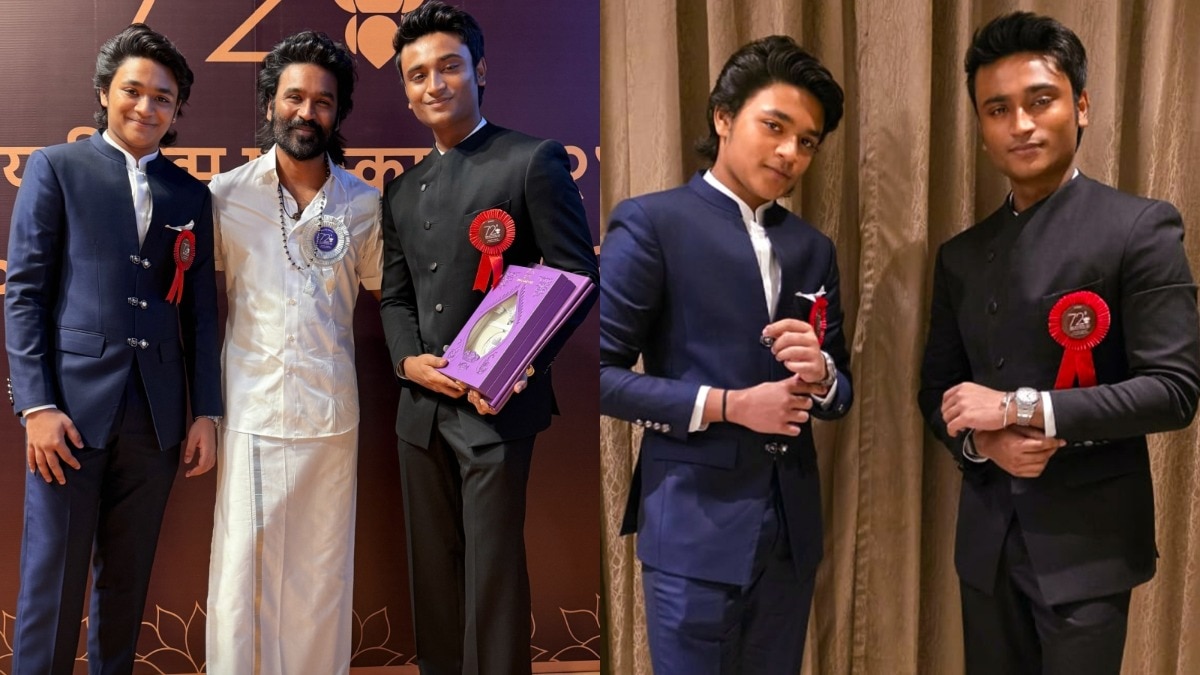 Dhanush wins two National Awards, but sons Yatra and Linga steal his thunder