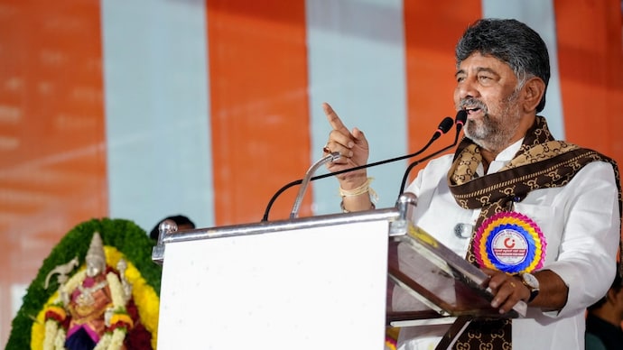 DK Shivakumar said Tulu, spoken primarily in Dakshina Kannada and Udupi, had potential for educational and cultural growth. (PTI photo) DK Shivakumar said Tulu, spoken primarily in Dakshina Kannada and Udupi, had potential for educational and cultural growth. (PTI photo)