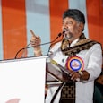 DK Shivakumar said Tulu, spoken primarily in Dakshina Kannada and Udupi, had potential for educational and cultural growth. (PTI photo) DK Shivakumar said Tulu, spoken primarily in Dakshina Kannada and Udupi, had potential for educational and cultural growth. (PTI photo)