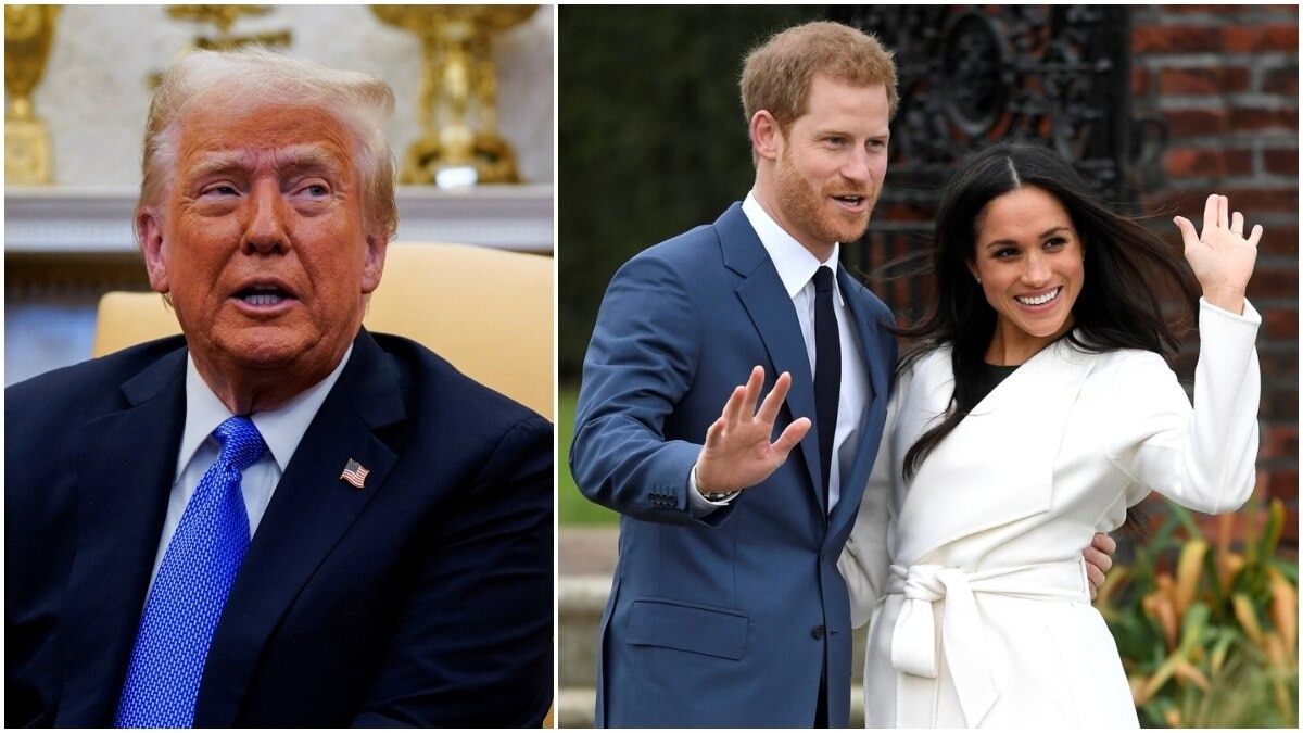 Trump says he is 'happy' Harry and Meghan left US, calls them disrespectful
