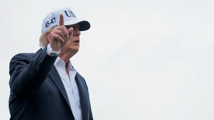 US President Donald Trump attends the Amgen Irish Open at Trump International Golf Links in Doonbeg, Ireland. (File Photo: Reuters)