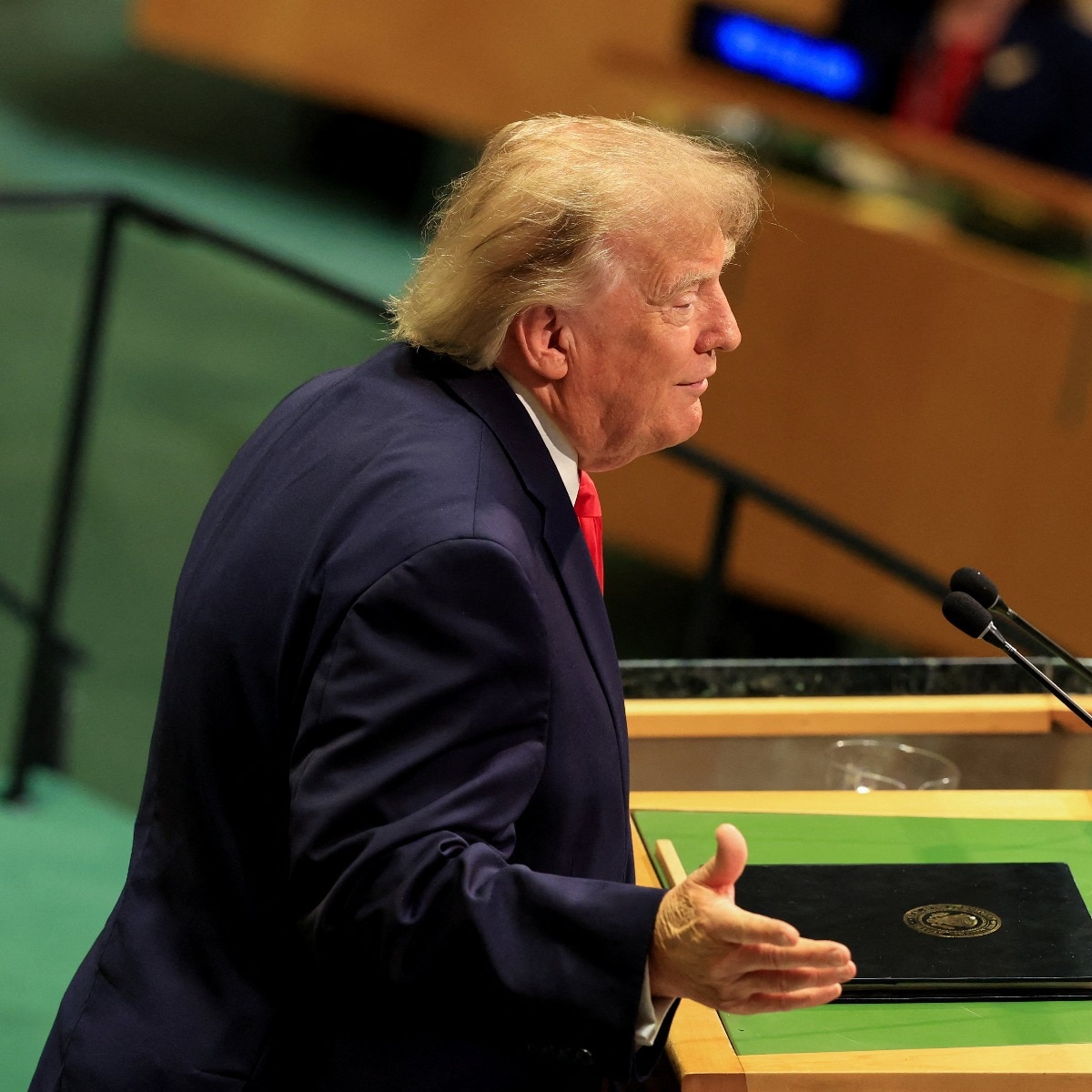 US President Donald Trump addresses the 81st United Nations General Assembly at UN headquarters in New York City, US, September 22. (Photo: