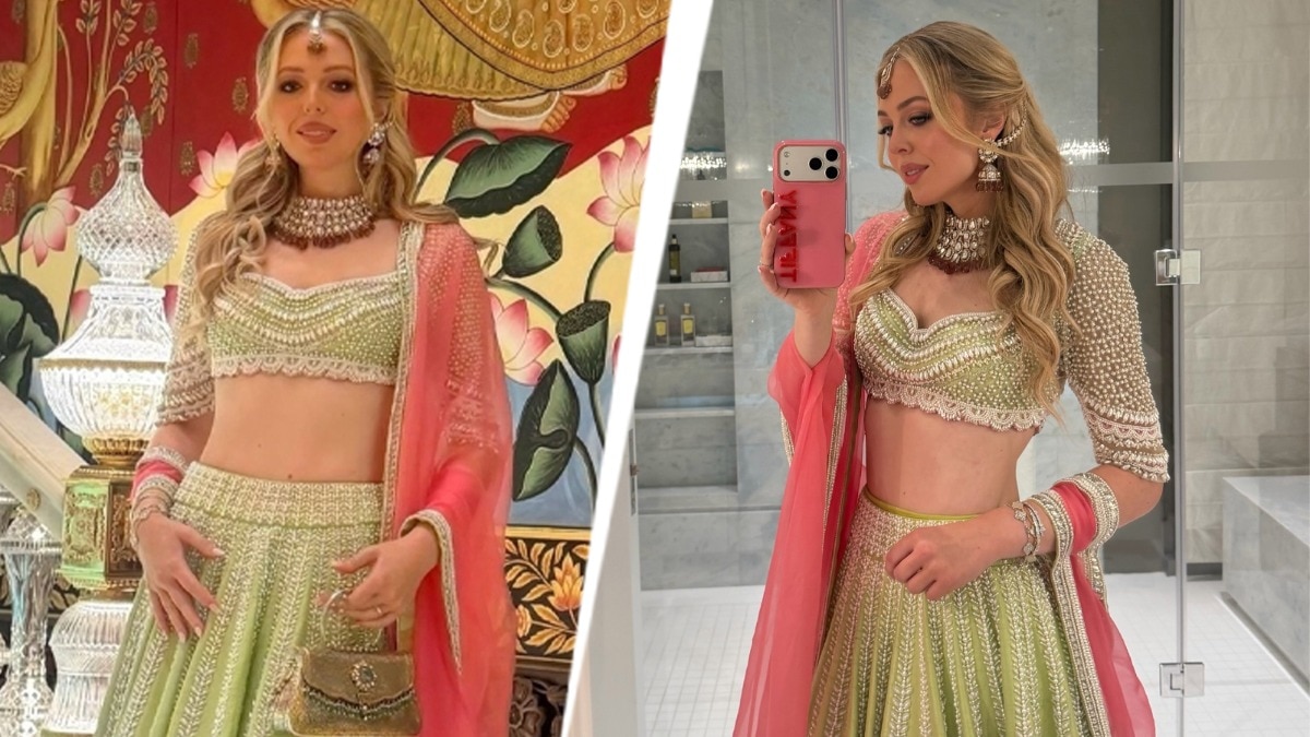 Donald Trump's daughter Tiffany goes full desi in Manish Malhotra