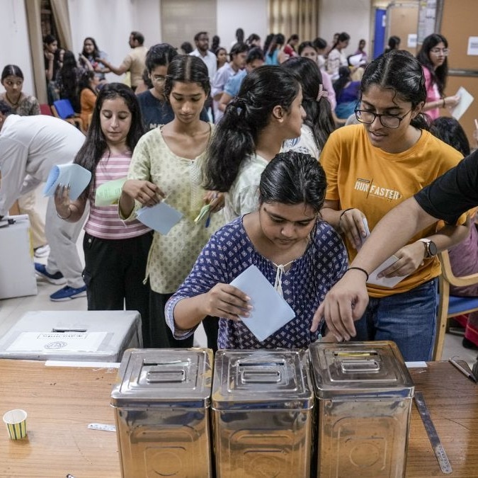DUSU Election 2026: Voter turnout rises to 40.46%, 52 EVMs reach centre DUSU Election 2026: Voter turnout rises to 40.46%, 52 EVMs reach centre