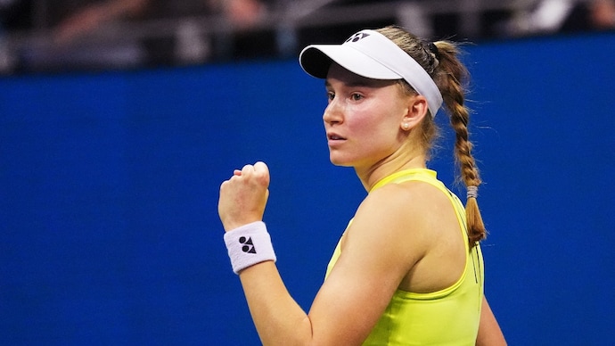 Elena Rybakina clinched a hard fought win vs Gauff in the semi final. (Photo: Reuters) Elena Rybakina