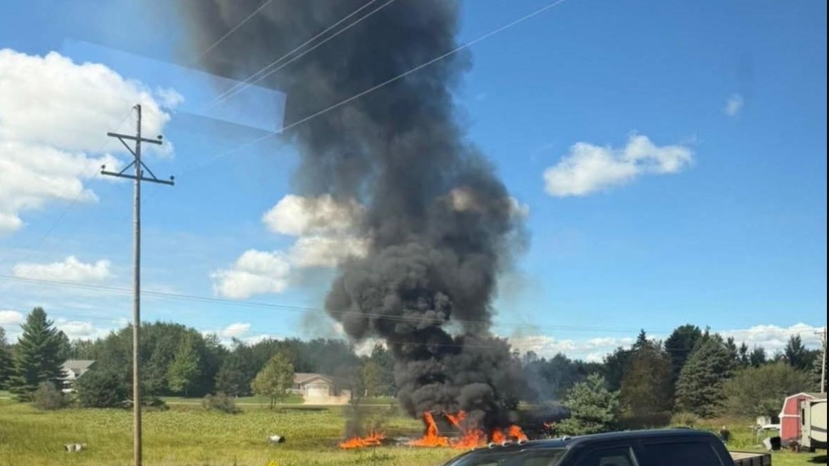US Air Force F-16 crashes in Michigan training drill, pilot ejects safely