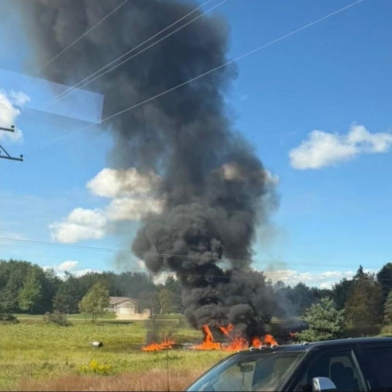 US Air Force F-16 crashes in Michigan training drill, pilot ejects safely