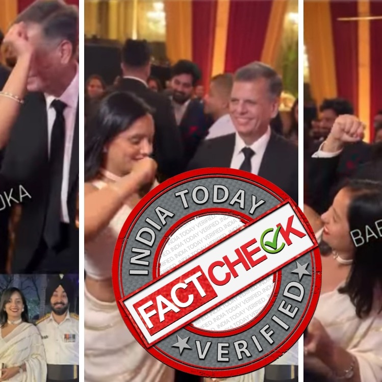 Is Army Chief Dhiraj Seth dancing with a major’s wife? This video is AI-edited