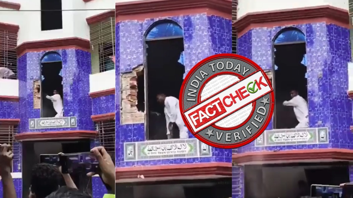 Fact Check: Pak accounts FALSELY share Bangladesh video as Kolkata mosque demolition
