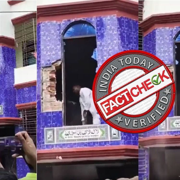 Fact Check: Pak accounts FALSELY share Bangladesh video as Kolkata mosque demolition