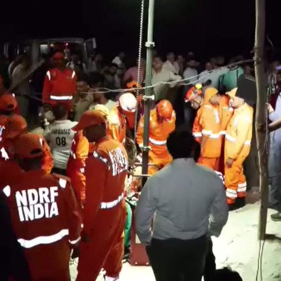 3-year-old girl falls into open borewell in Haryana's Faridabad, rescue underway
