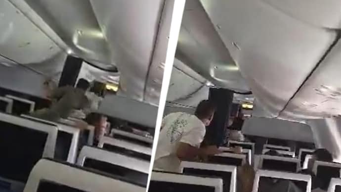 The authorities are treating the incident as a full-fledged "terrorist attack." (Credits: X/Screengrab) flydubai nightmare: Video captures commotion, cries, screams amid pilots' brawl