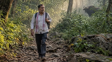 For 13 years, this 55-year-old teacher has trekked 5 km to teach one student For 13 years, this 55-year-old teacher has trekked 5 km to teach one student
