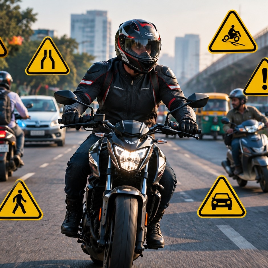 Riding in India is unpredictable. Here’s how to stay safe on a two-wheeler