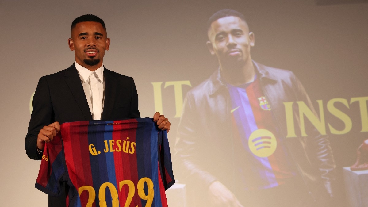Barcelona completes deadline-day signing of Gabriel Jesus from Arsenal
