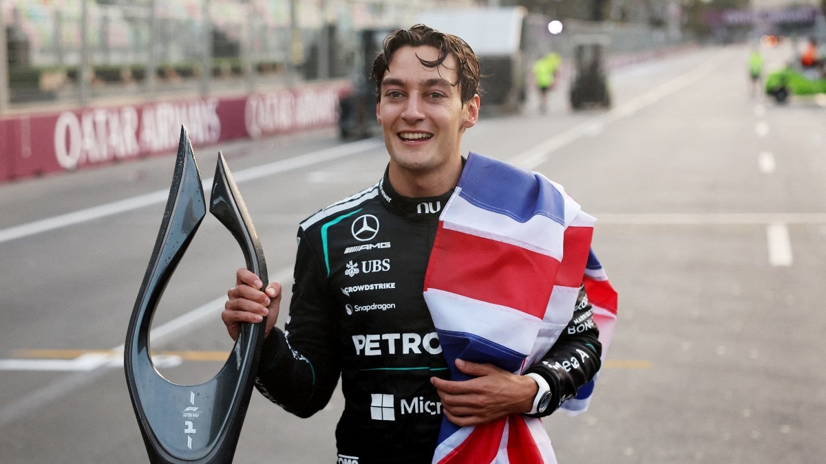 Russell holds off Verstappen to win Azerbaijan GP, cuts Antonelli gap to Antonelli