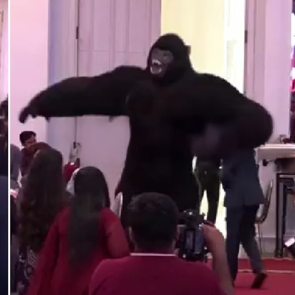 Move over DJs, giant dancing ‘gorillas’ are taking over parties in Pakistan