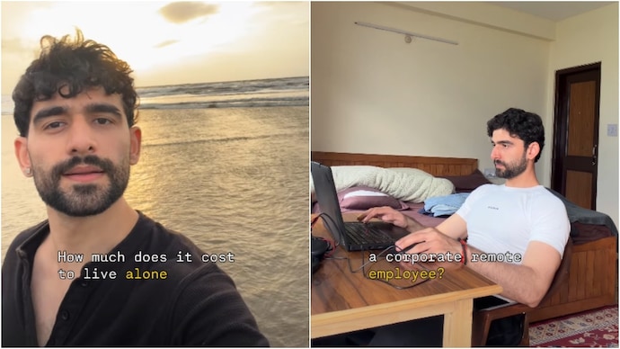 A man shared his monthly cost of living alone in Goa. (Photos: Instagram/@a4ajayyyyy) Goa
