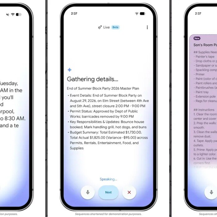 Google gives Gmail and Docs new AI features, lets you use them with voice now