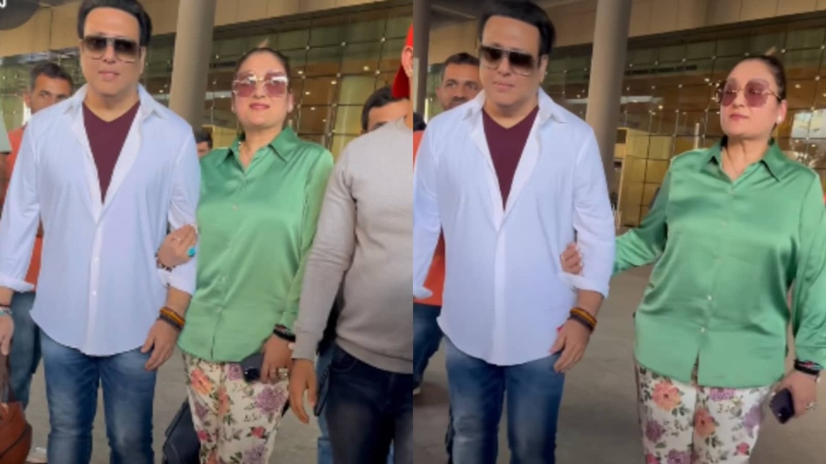 Govinda-Ssunita's old airport video resurfaces amid his affair rumours with co-star