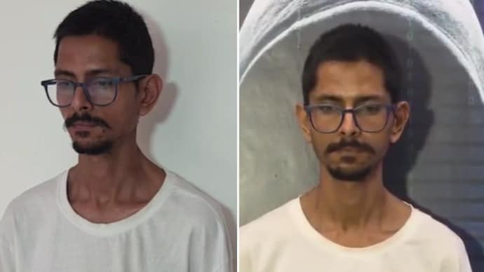 Accused Pratik Bhardwaj, who posed as an Indian Air Force officer on Instagram, was arrested by Rajkot Police in connection with the job fraud case. (Source: ITG)