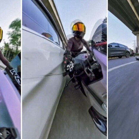 Will be filing FIR: Woman biker after being chased, hit by car in Gurugram