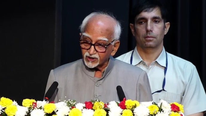 Ex-VP Hamid Ansari cited Jawaharlal Nehru at an event for AG Noorani, triggering a political row. Hamid Ansari triggers row
