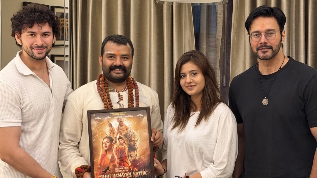 Kashi sees divine cinema crossover: Hanuman Ansh star meets Ramayan cast