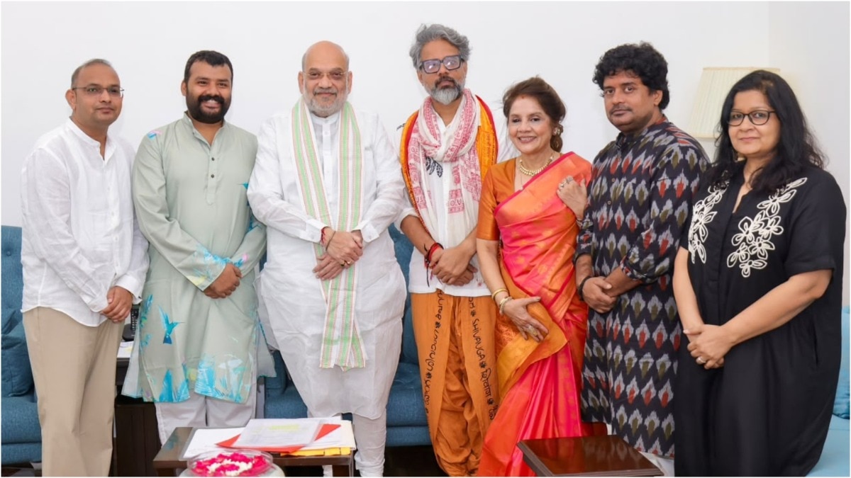 Hanuman Ansh team meets Home Minister Amit Shah in Delhi as film nears Rs 350 crore