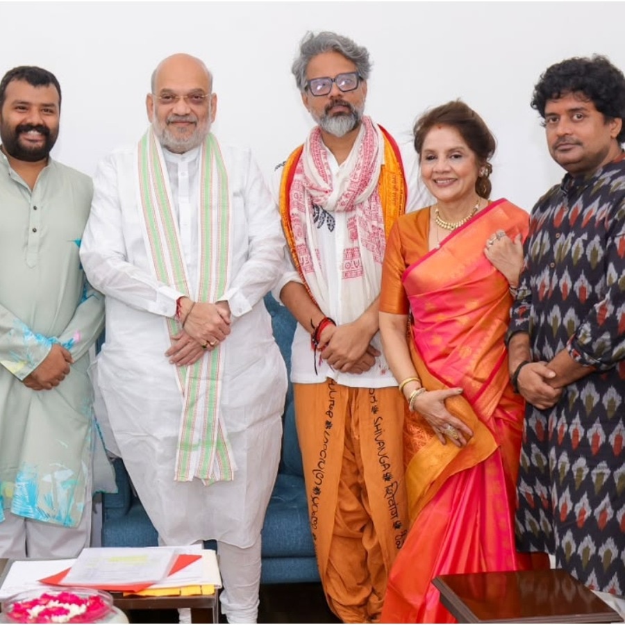 Hanuman Ansh team meets Home Minister Amit Shah in Delhi as film nears Rs 350 crore
