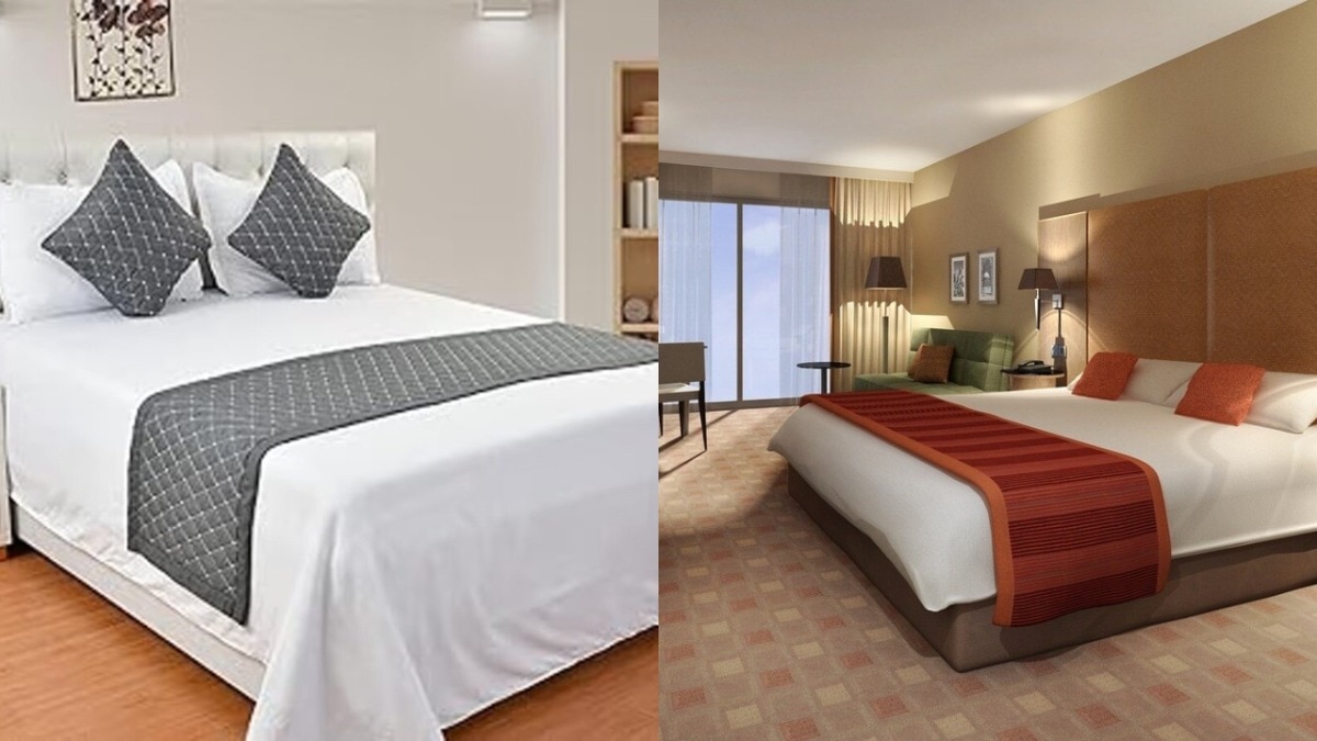 Why do hotel rooms almost always have white bedsheets?