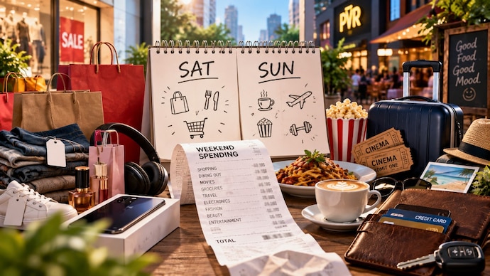 Fashion, entertainment, electronics and dining see over double spending on weekends.
