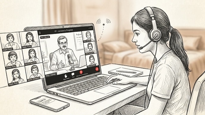 How NPTEL turned IIT classrooms into a free digital library (AI generated image) How NPTEL turned IIT classrooms into a free digital library (AI generated image)