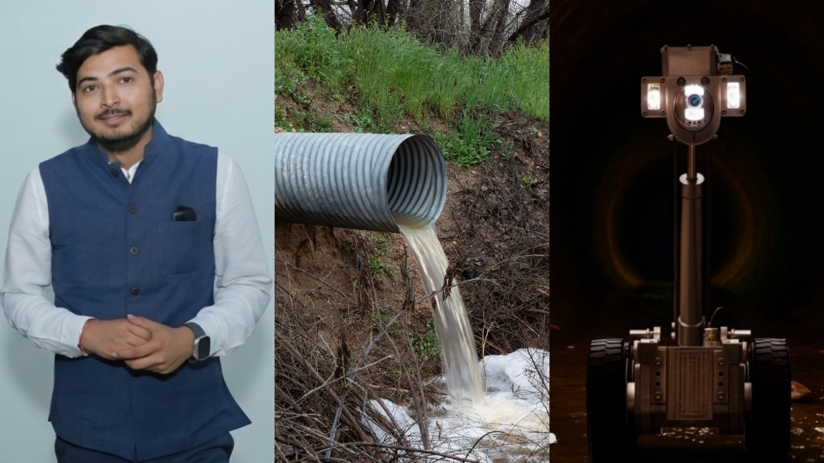Meet Divanshu Kumar, IITian making robots clean sewage and leading Rs 15 cr startup