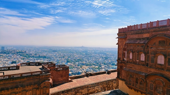 A view of Jodhpur in West Rajasthan under a clear sky. (Representational Photo: Unsplash) IMD confirms monsoon has left Rajasthan: Where will the rain end next?
