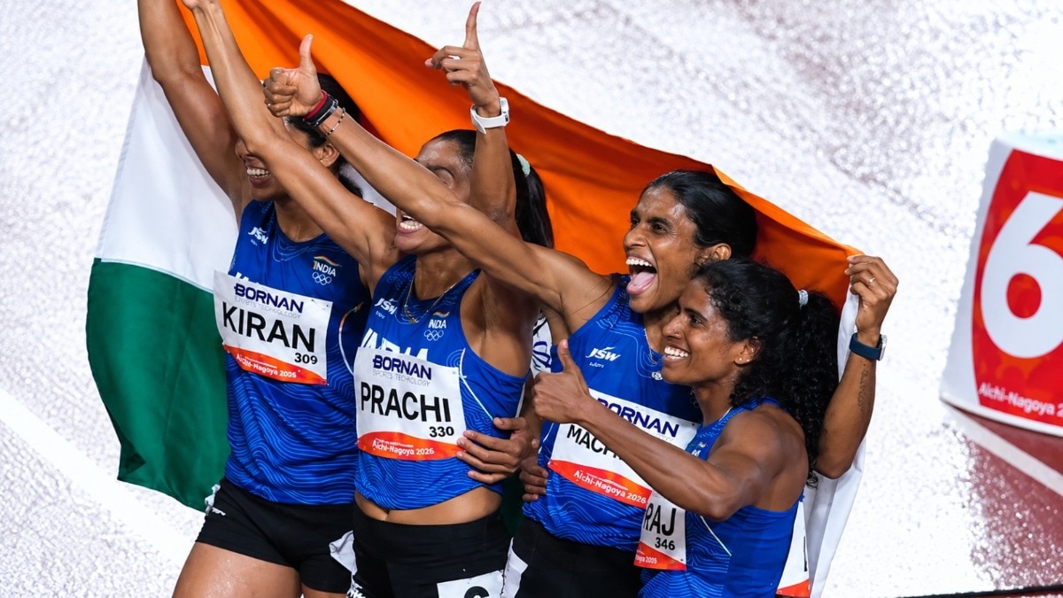 India break athletics gold jinx with women's 4x400m relay win
