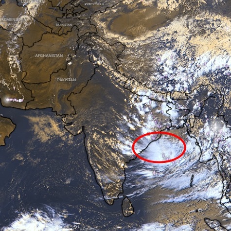 India looks rain-free from space. But, a new weather twist is building